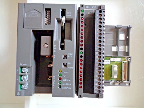 SCHNEIDER AUTOMATION MODICON PC-E984-245 WITH DEP216 MODULE