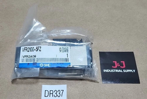 *BRAND NEW SURPLUS* SMC VFR2100-5FZ 4/5-Port Solenoid Valve 21-26Vdc + Warranty!