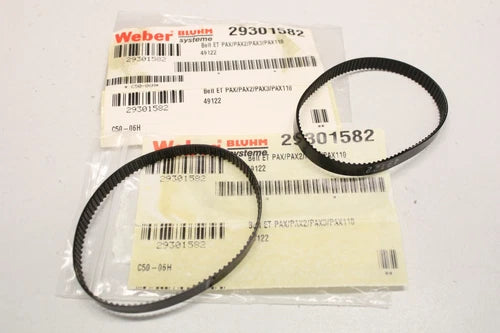 2x WEBER 29301582 f¨¹r Zebra ET Pax 2 3 110 Cinto Zahnriemen C50-06H 49122 OVP