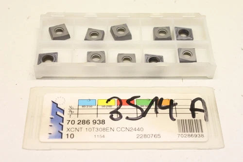 10x WWT 70286938 XCNT 10T08EN CCN2440 Wendeschneidplatten 2280765 OVP