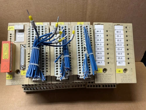 Siemens Simatic 6ES5 521-8MA22 + 482-8MA13 + 422-8MA11 + 441-8MA11 + 375-1LA21
