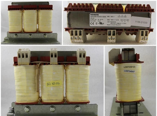Siemens Transformer 4AP2095-0DA00-0BA0/400VA PRI 400V/SEC 165V/1.4A - Refurbished