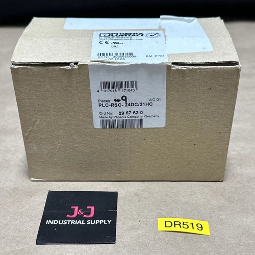 (9) NEW SURPLUS- Phoenix Contact PLC-RSC 24DC/21HC Relay Module 2967620 WARRANTY