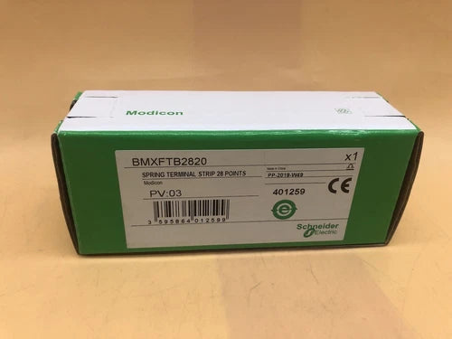 SCHNEIDER ELECTRIC MODICON BMXFTB2820 28 POINTS SPRING TERMINAL STRIP