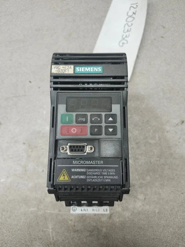 USED SIEMENS MICROMASTER MM25 AC DRIVE 6SE9211-5BA40