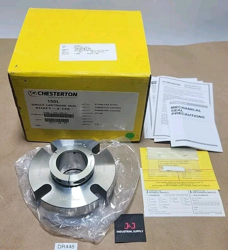 *BRAND NEW* Chesterton 150L Single Cartridge Seal Shaft 2.125" 316SS + Warranty!
