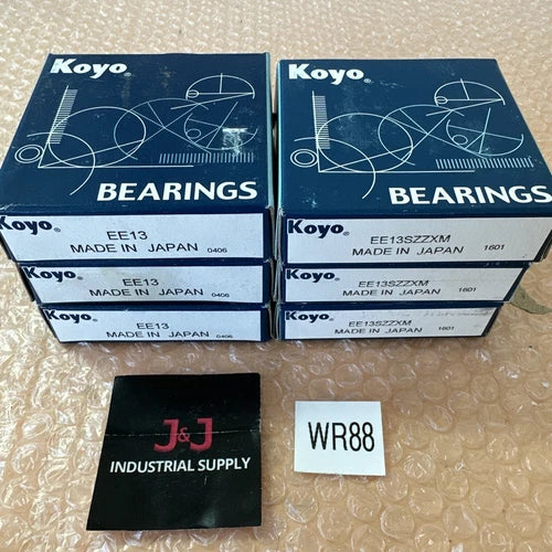 (6) NEW SEALED- Koyo EE13 Single Row Ball Bearing (R-24) || FAST SHIPPED ????