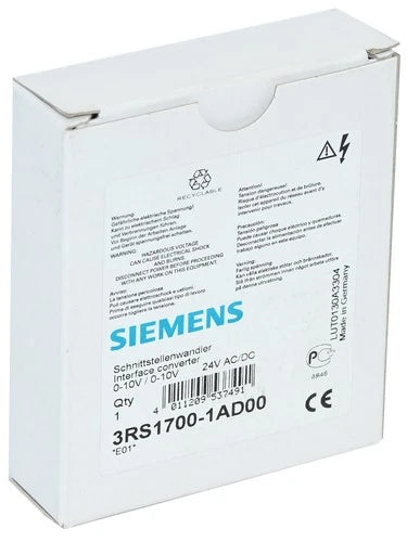 Siemens 3RS1700-1AD00 3RS1 700-1AD00 Interface converter New