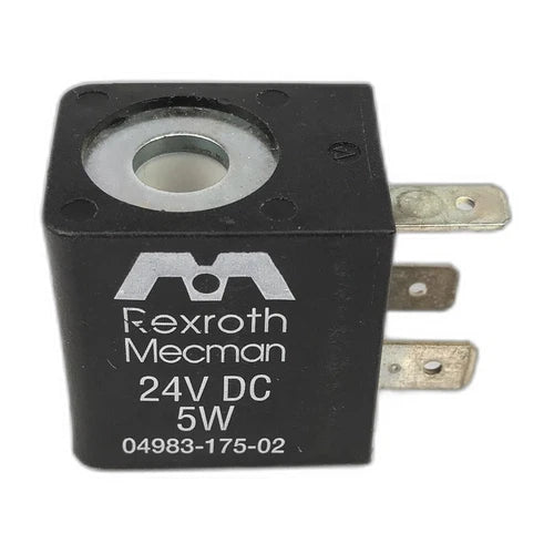 Bobina de v¨¢lvula solen¨®ide REXROTH Mecman 04983-175-02 24V DC 5W usada em estoque no PL...