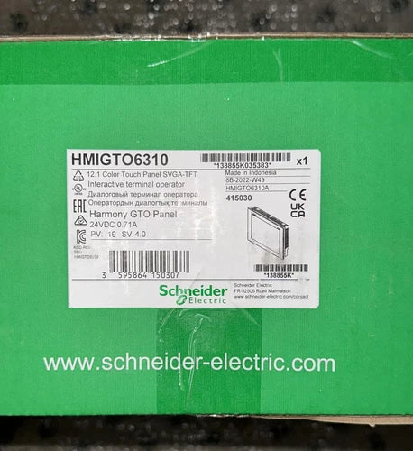 Schneider Electric, HMIGTO6310, Harmony GTO Color Touch Panel SVGA-TFT