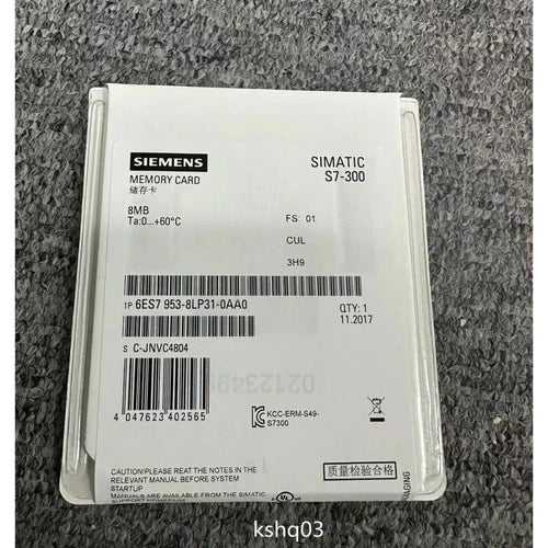 1pc Siemens 6ES7953-8LP31-0AA0 6ES7 953-8LP31-0AA0 fast delivery