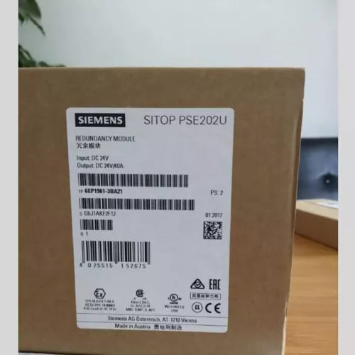 New Siemens 6EP1961-3BA21 SITOP PSE202U Redundancy Module 6EP1 961-3BA21