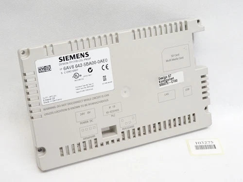 Siemens Backcover R¨¹ckschale Panel TP177B 6AV6642-5BA00-0AE0 6AV6 642-5BA00-0AE0
