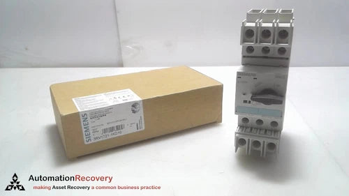 SIEMENS 3RV1721-1KD10, SIRUS CIRCUIT BREAKER FOR PLANT PROTECTION, NEW #300585