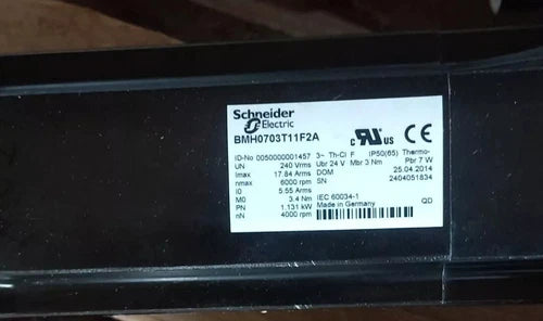 SCHNEIDER ELECTRIC BMH –BMH0703T11F2A，伺服电机，FACTURA INVOICE GARANT？A