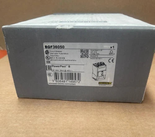 Schneider Electric Square D - BGF36050 - Circuit Breaker PowerPact 3P 50A 35A