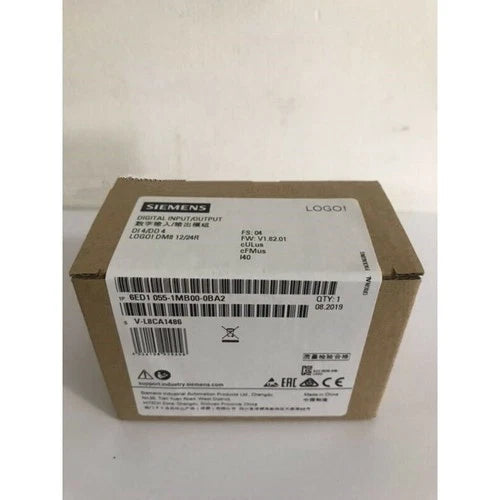 New Siemens 6ED1055-1MB00-0BA2 6ED10551MB000BA2 LOGO! DM8 12/24R expansion