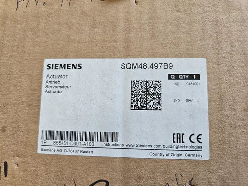 Siemens SQM48.497B9 NEW