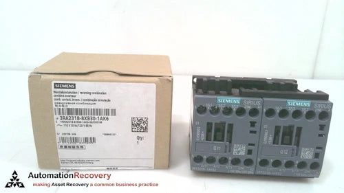 SIEMENS 3RA2318-8XB30-1AK6 REVERSING CONTACTOR ASSEMBLY, NEW #320836
