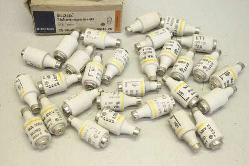 28x SIEMENS 16A Sicherungseinsatz 5SD420 OVP