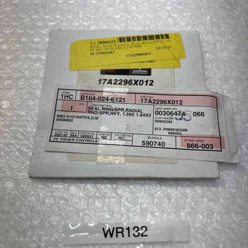 ** NEW IN FACTORY BOX FISHER RADIAL SEAL RING 17A2296X012 FAST SHIPPING #