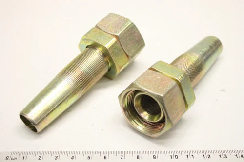 2x   Hydraulik Verschraubung Schlauchanschluss Female Swivel 00040