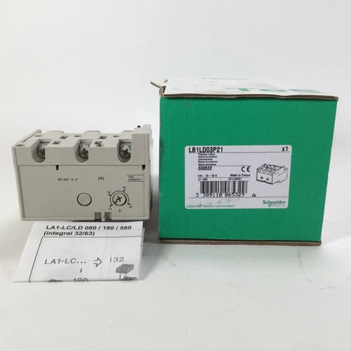 施耐德电气 LB1LD03P21 TeSys 整体保护模块 全新 NFP
