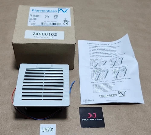 *BRAND NEW* Pfannenberg PF11.000 Filter Fan 24Vdc IP54 11611801055 + Warranty!