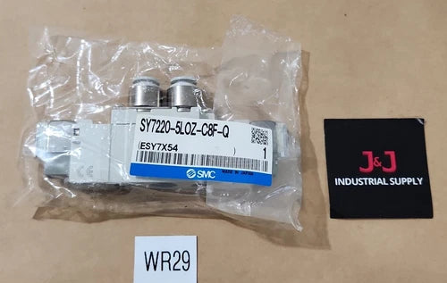 *BRAND NEW* SMC SY7220-5LOZ-C8F-Q Double Solenoid Valve ESY7X54 + Warranty!