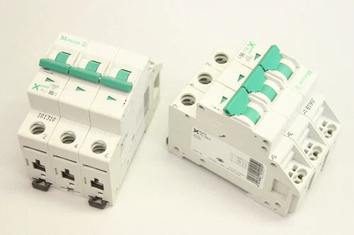 2x KL?CKNER MOELLER PLI-B6/3 Leitungsschutzschalter 101310