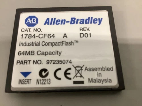 1784CF64 - ALLEN BRADLEY - 1784-CF64 64MB Memory Card REFURBISHED