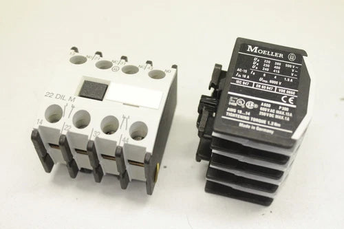 2x KL?CKNER MOELLER 22 DIL M Hilfssch¨¹tz  22DILM