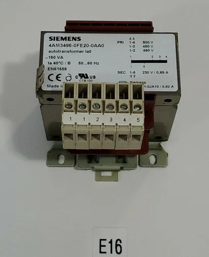 *NEW* SIEMENS 4AM3496-0FE20-0AA0 500V 150 VA Transformer EN61558 + Warranty!