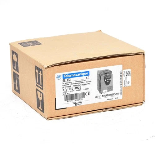 Telemecanique Schneider Frequenzumrichter 0,75kW 230V ATV11HU18M2E -新-