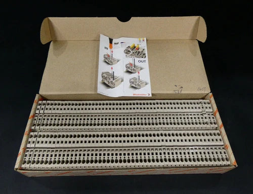 100 St¨¹ck Weidm¨¹ller ZDU 4 Durchgangs-Reihenklemme | 1632050000 | NEU