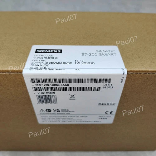 New Siemens 6ES7288-1CR60-0AA0 SIMATIC S7-200 SMART CPU CR60 6ES7 288-1CR60-0AA0