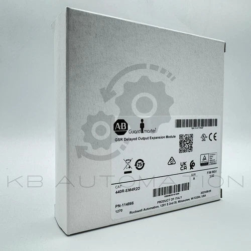 440R-EM4R2D (EMD) Guardmaster 扩展模块,延时输出安全继电器