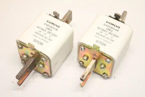 2x 西门子 500A NH Sicherungseinsatz 3NE4334-0B