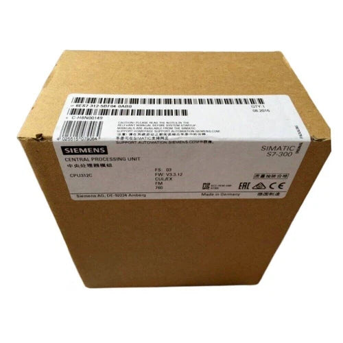 New Siemens 6ES7312-5BF04-0AB0 6ES7 312-5BF04-0AB0 SIMATIC S7-300 CPU 312C