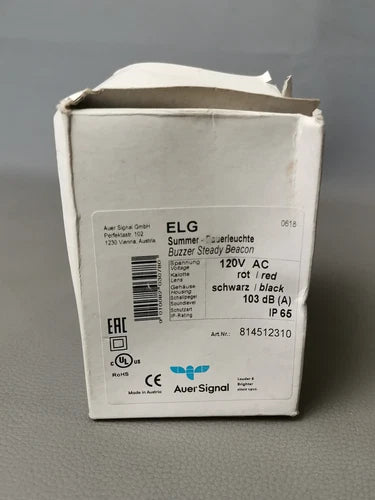 Auer Signal ELG Dauerleuchte Rot NEU