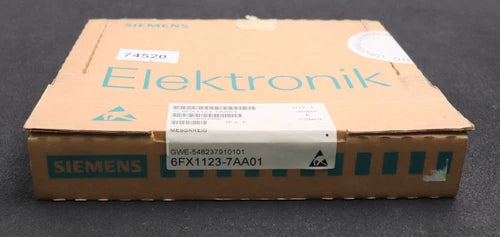Siemens Sinumerik measuring circuit card for 1 encoder 6fx1123-7aa01 product stand E