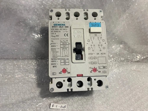 SIEMENS 3VF3111-2BL41-0AA0 Circuit Breaker