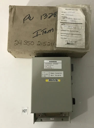 *NEW OPEN BOX* SIEMENS MAINS CONNECTION GE 548020.9010.00 ISTWERTANZEIGE