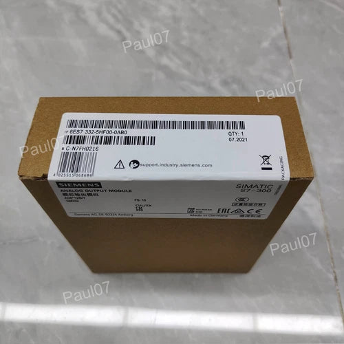 New Siemens 6ES7 332-5HF00-0AB0 S7-300 6ES7332-5HF00-0AB0 Analog Output SM 332