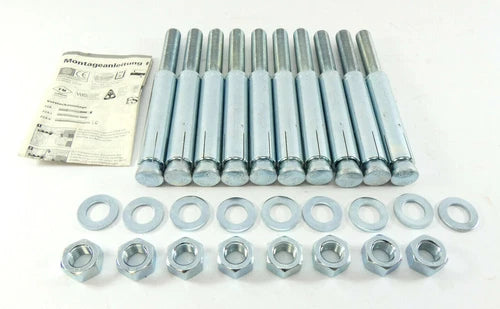 10 St¨¹ck fischer ZYKON Bolzenanker FZA 22 x 100 M16/60 | 60724 nicht vollst?ndig