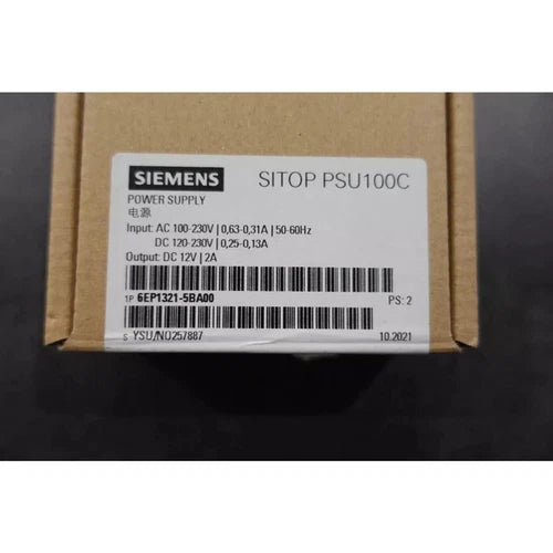 New Siemens 6EP1321-5BA00 SITOP PSU100C Stabilized Power Supply 6EP1 321-5BA00