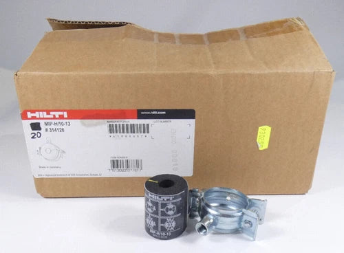 20x Hilti K?lterohrschelle mit Schnellverschluss isoliert | MIP-H/10-13 | 314126