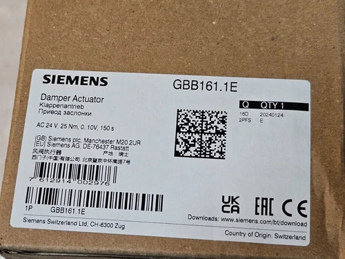 Siemens GBB161.1E  NEW
