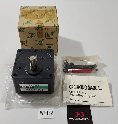 *BRAND NEW* Oriental Motor 5GN120K Gear Head Reducer 120:1 Ratio + Warranty!