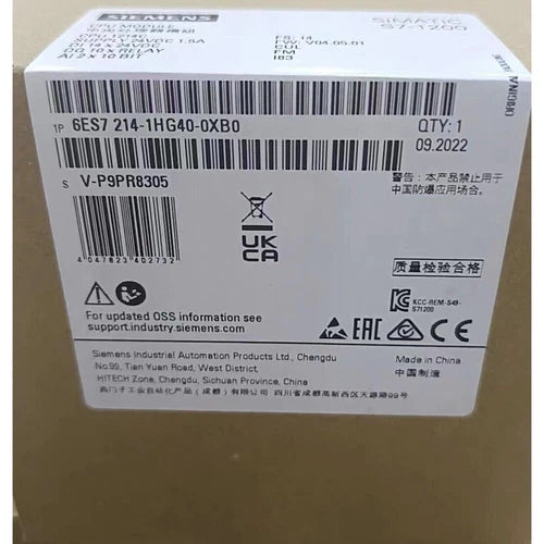 New Siemens 6ES7214-1HG40-0XB0 SIMATIC S7-1200 CPU 1214C 6ES7 214-1HG40-0XB0